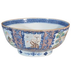 A Mandarin Palette Punch Bowl