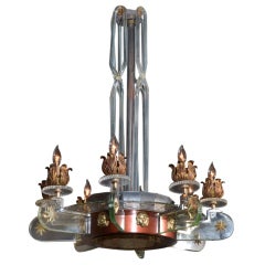 An Art Deco Chandelier