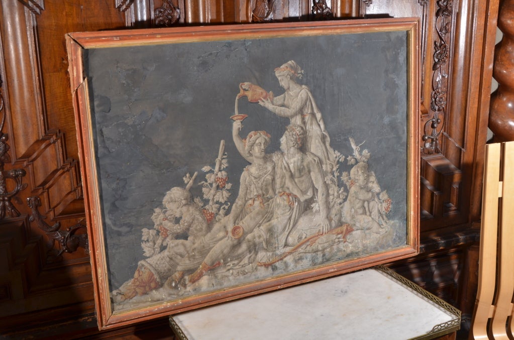 Framed griselle wallpaper fragment/piece