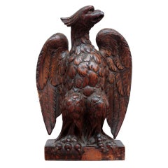 Carved Wood Eagle