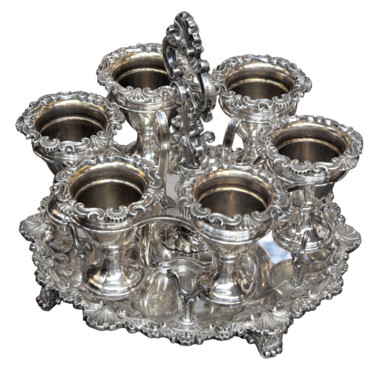 Sheffield Plate Egg Cruet by Matthew Boulton