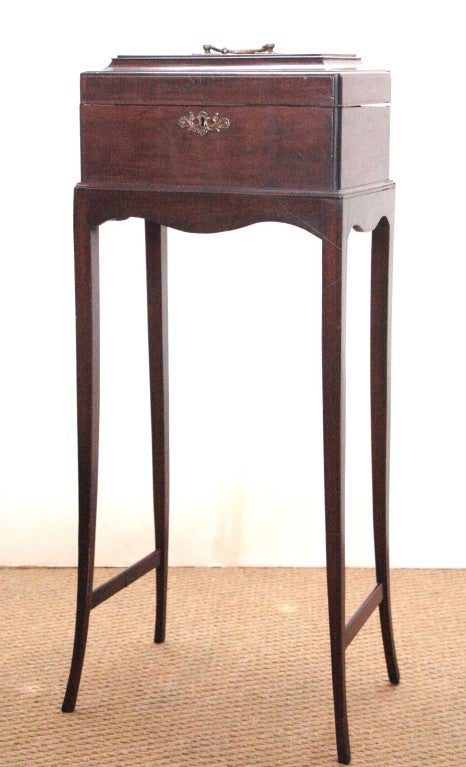 Sheraton Sewing Box on Stand