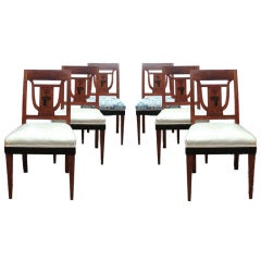 Biedermeier Chairs / Set of Six