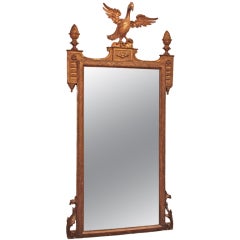 Neoclassical Pier Mirror with Original Plate