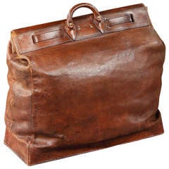 All-Leather 'Steamer' Bag by Louis Vuitton