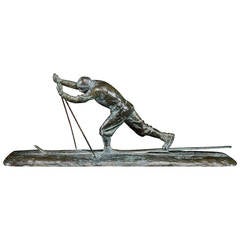 Used Cire Perdue Bronze Sculpture by Charles Sabouret