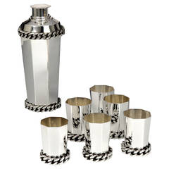 Antique Cocktail Set by Jean Desprès