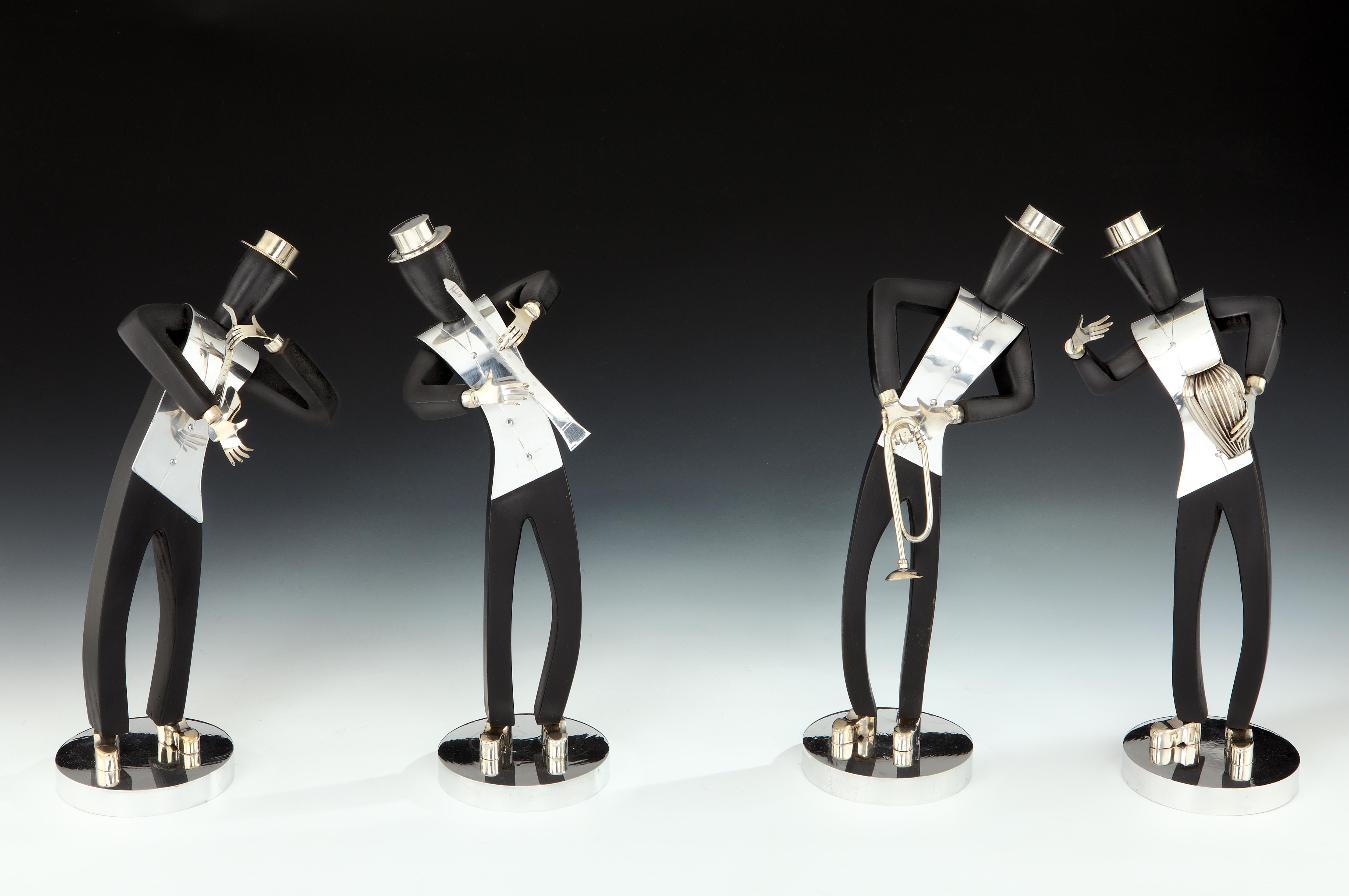 Art Deco Jazz Band by Hagenauer of Austria, c. 1930s