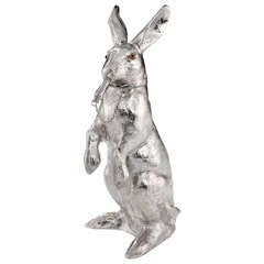 Sterling Silver 'Hare' Cocktail Shaker 10