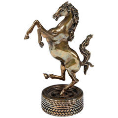Vintage "Cavallino Rampante" or Prancing Horse Bronze