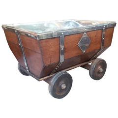 Antique Victorian 'Coal Wagon' Champagne Cooler