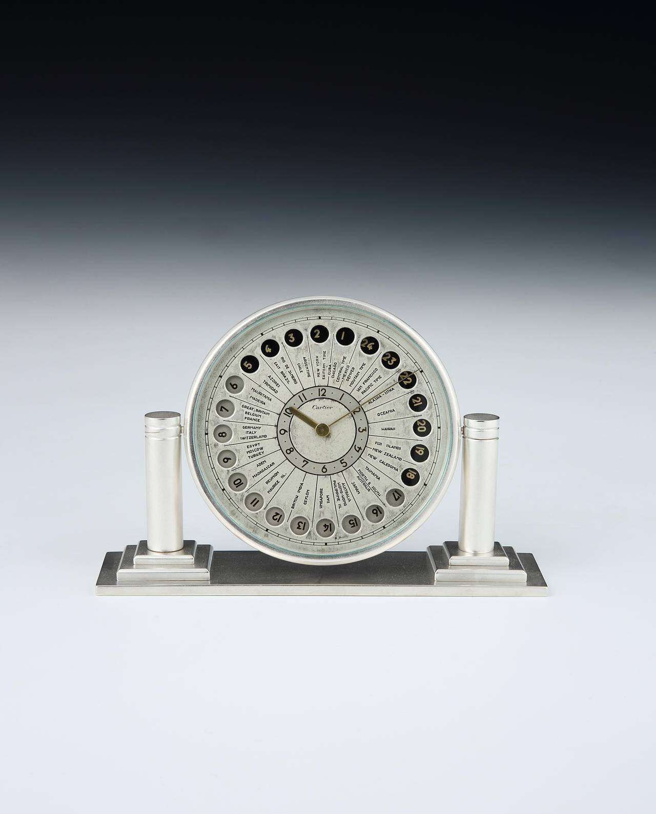 'World Time' Clock by Cartier, Paris