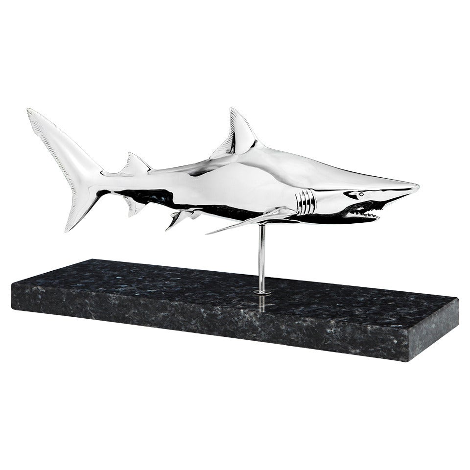 Sterling Silver Reef Shark Model