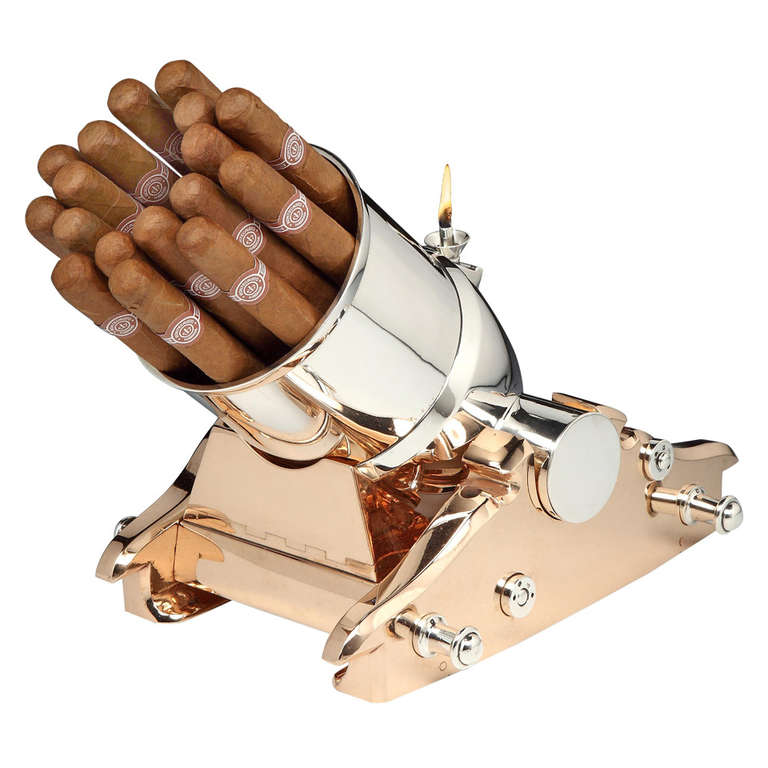 'Mortar Cannon' Table Cigar Holder or Lighter at 1stDibs cigar table