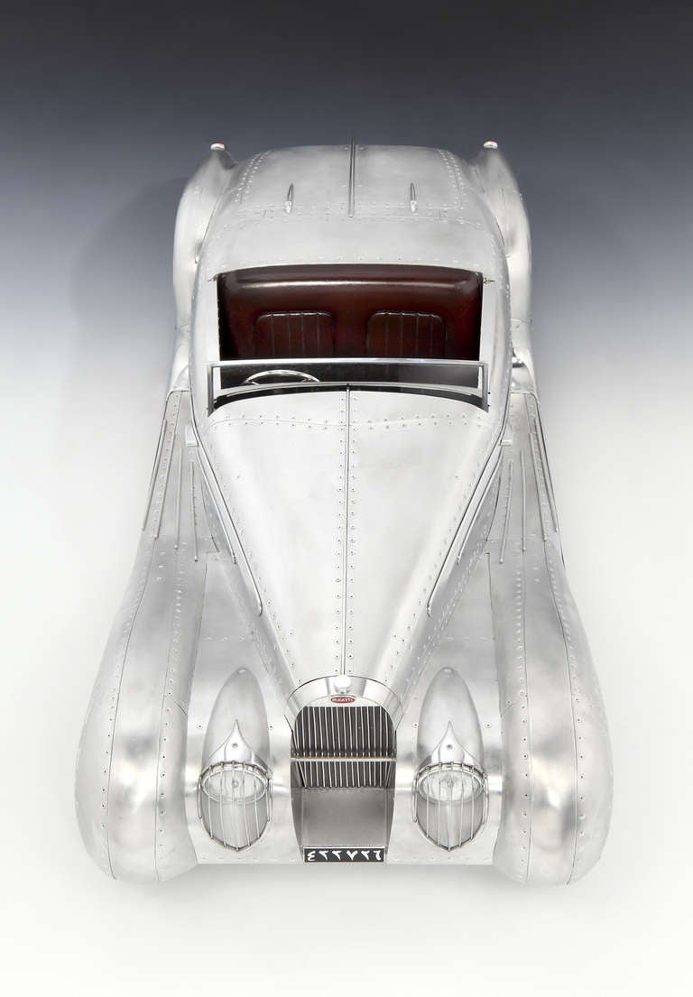 Art Deco Bugatti Type 57C ’Shah of Iran’ Model by John Elwell