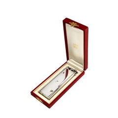 Sterling Silver 'Unique Sports' lighter by Alfred Dunhill for Cartier, 1930s 1
