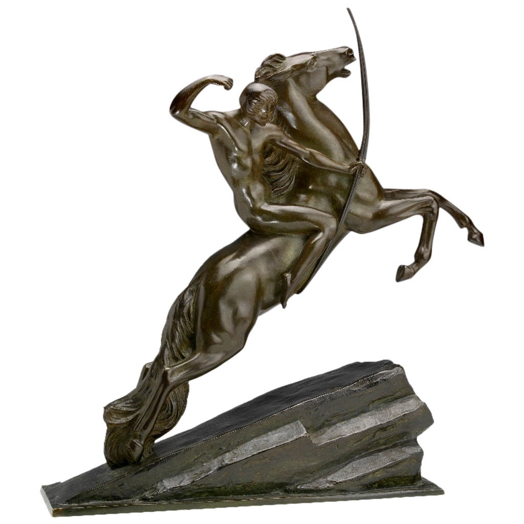 Modernist Archer Bronze by Lemo
