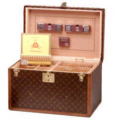 Malle Cigares" (malle à cigares) originale de Louis Vuitton:: 1920