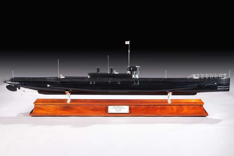 British Unique 'K' Class Builder's Design Submarine Model