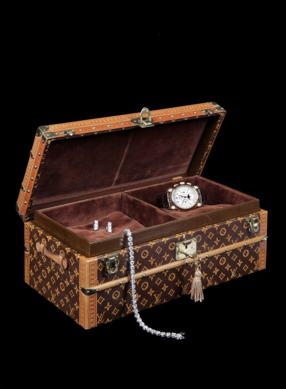 Very Rare 1910s Louis Vuitton Flower Trunk Malle Fleur' at 1stDibs