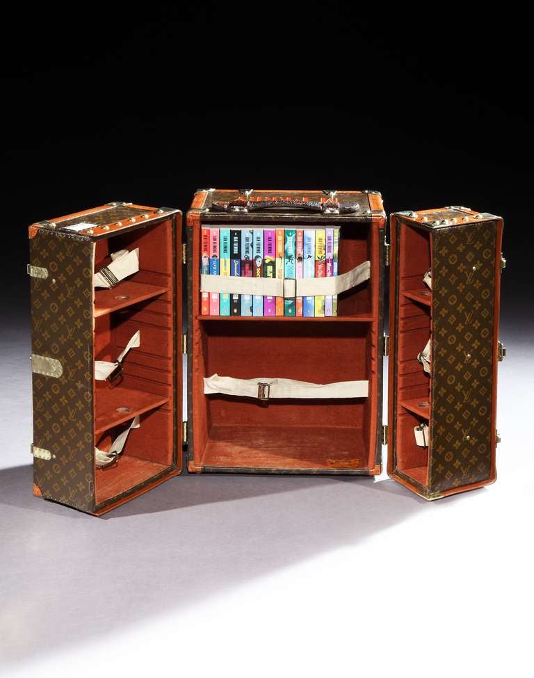 'Malle Bibliotheque' (Book trunk) by Louis Vuitton, Paris For Sale at