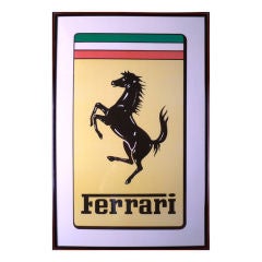 Ferrari - Cavallino Rampante advertising poster.