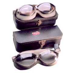 A pair of Cebe Aviator's goggles.