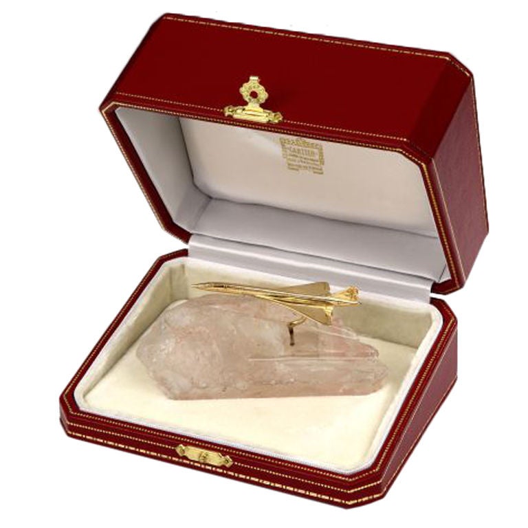 Concorde presentation piece by Cartier.