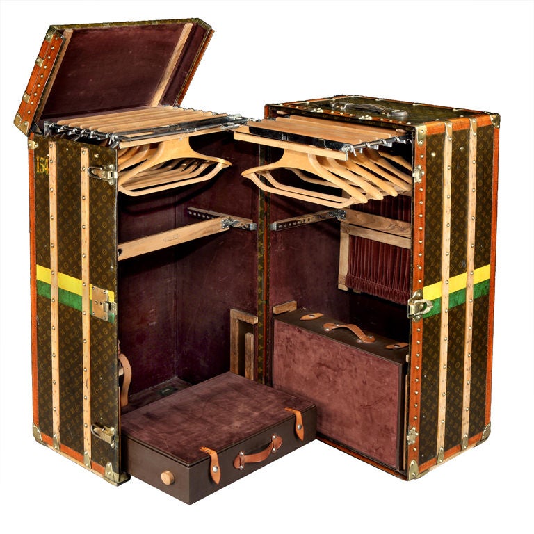 'Malle Armoire' (wardrobe trunk) by Louis Vuitton at 1stdibs