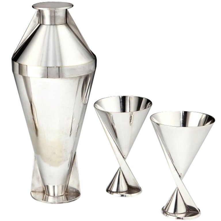 Cocktail set by Maison Desny, c. 1928 