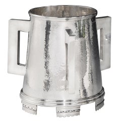Giant Sterling silver three-handled cup, 1914