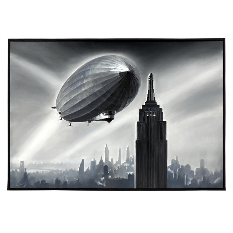 Zeppelin over the Empire State Building by Lucio Perinotto, 2010 