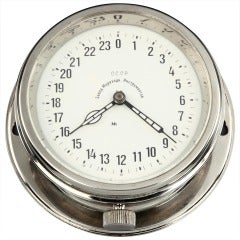 Vintage Russian Submarine Bulkhead Clock, 1962