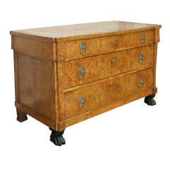 French Burr Elm Commode