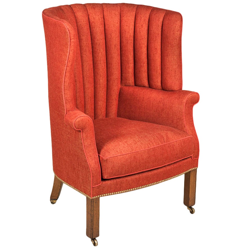 A Late 19th Century Wing Chair