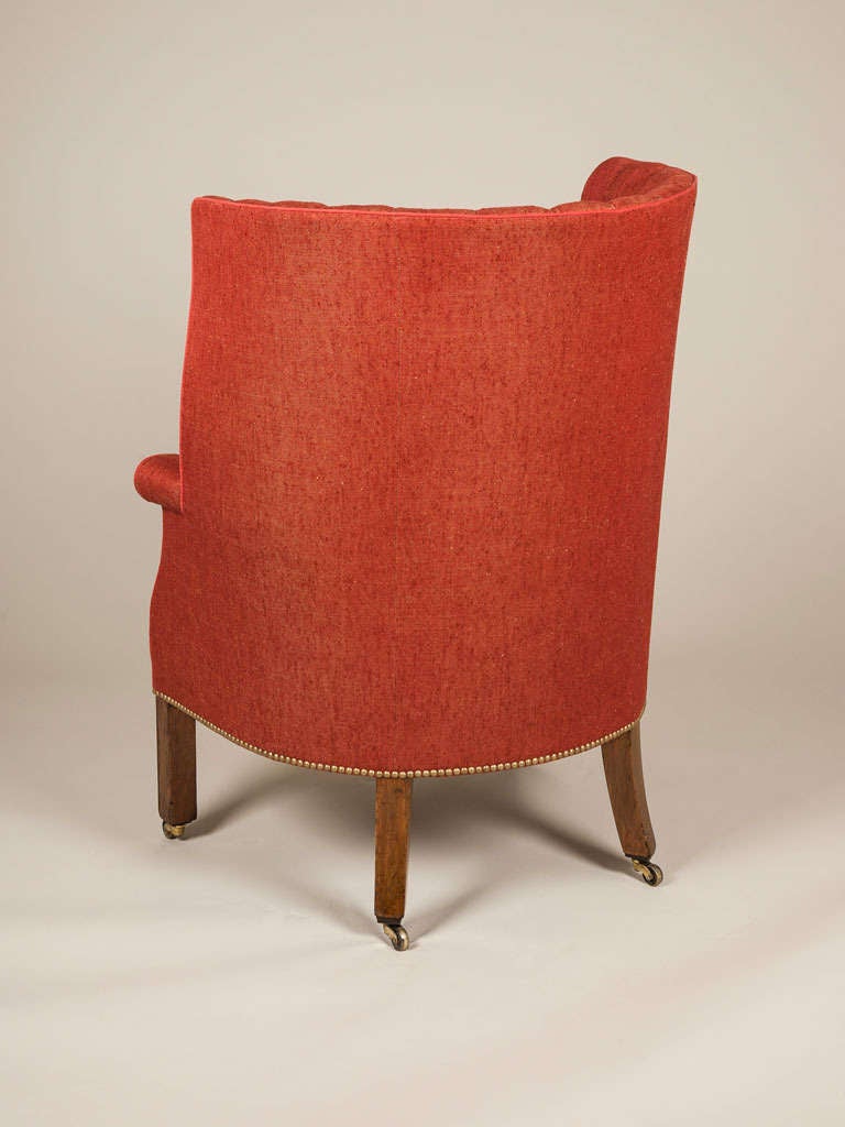A Late 19th Century Wing Chair 1