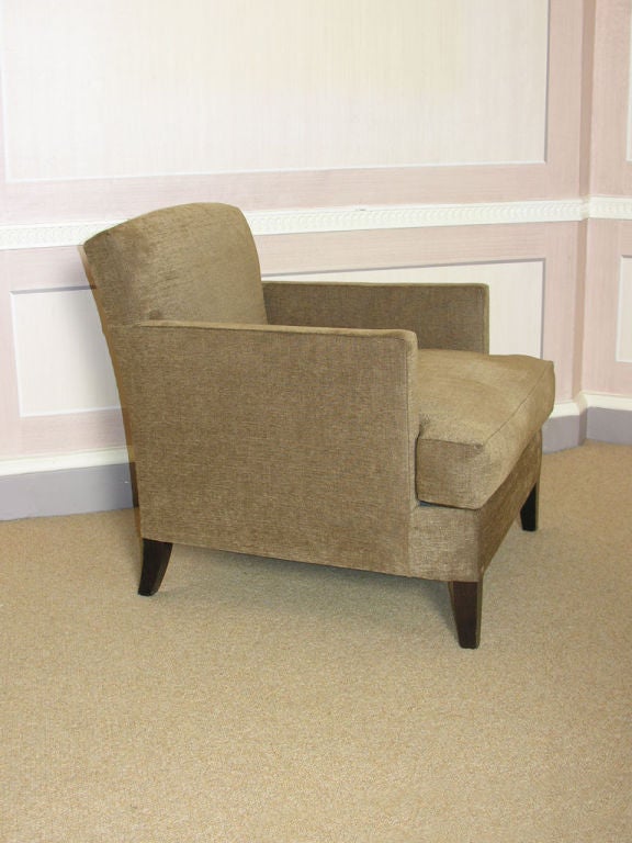 1940's upholstered armchairs