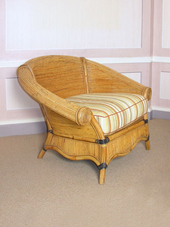 1950's caned bergere
