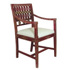 1920's Italian elbow chairs