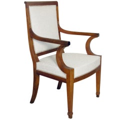Continental Walnut Armchairs