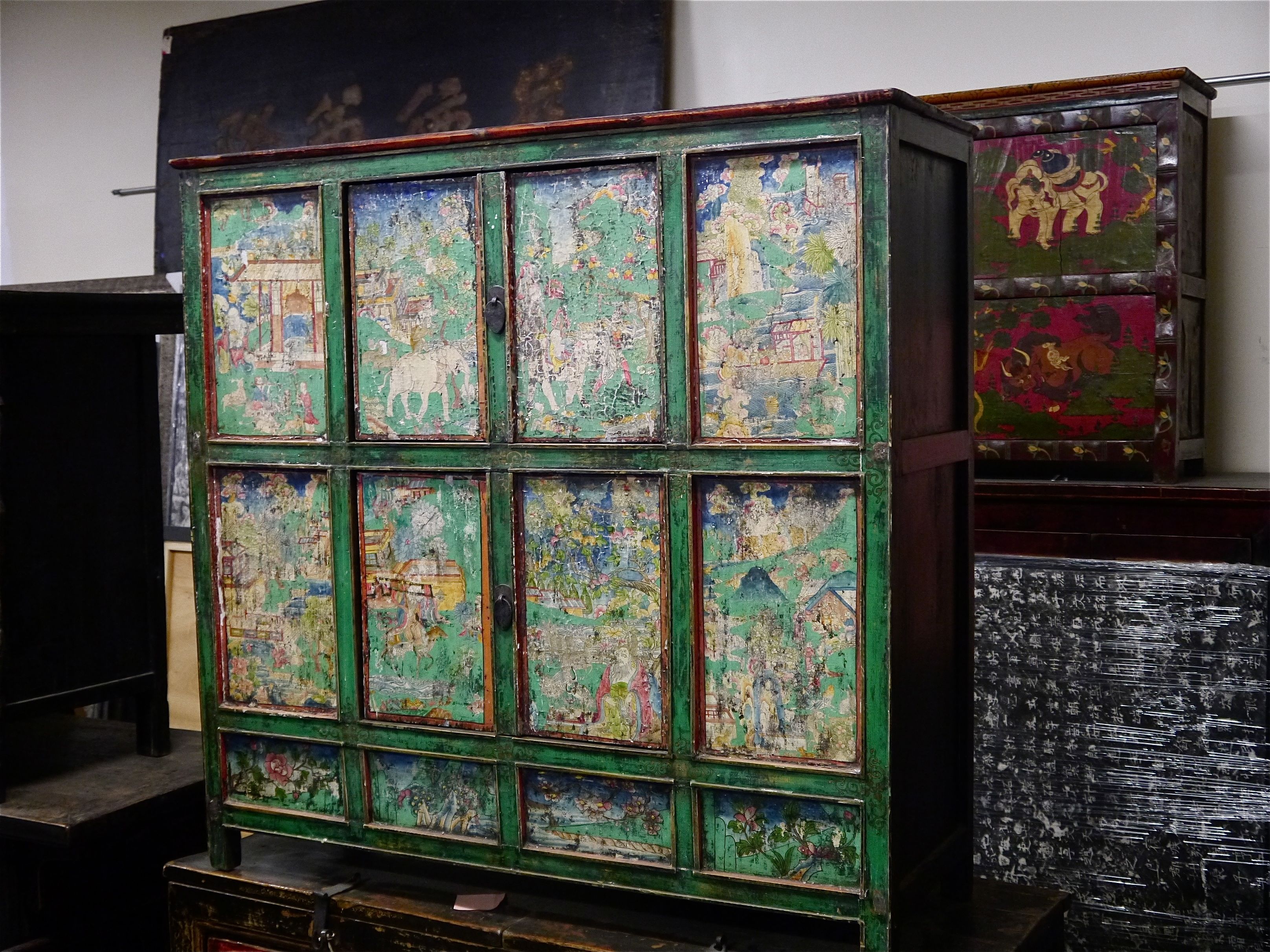 Fine Tibetan Cabinet