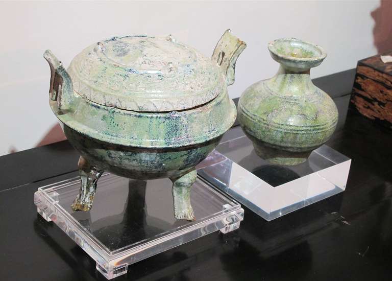 Glazed pottery from Han Dynasty