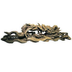 19th Century Carving of Dragon