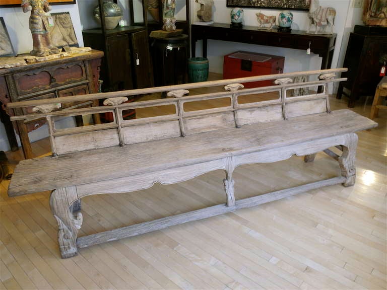 Chinese 18th Century Long Bench