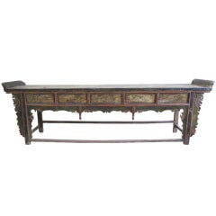 Antique Extra Long Altar Table from Southern China