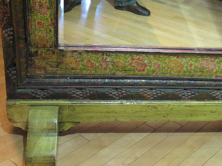 Large Free Standing Mirror From A Mongolian House For Sale 5