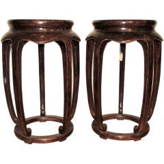 A Pair of Large Plant Stands