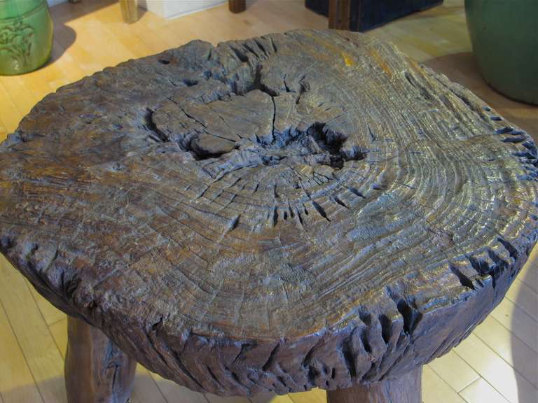 Chinese Old Tribal Round Table