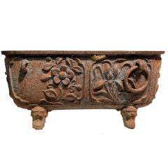 Antique 18th Century Cast Iron Sheep Trough from Northern China