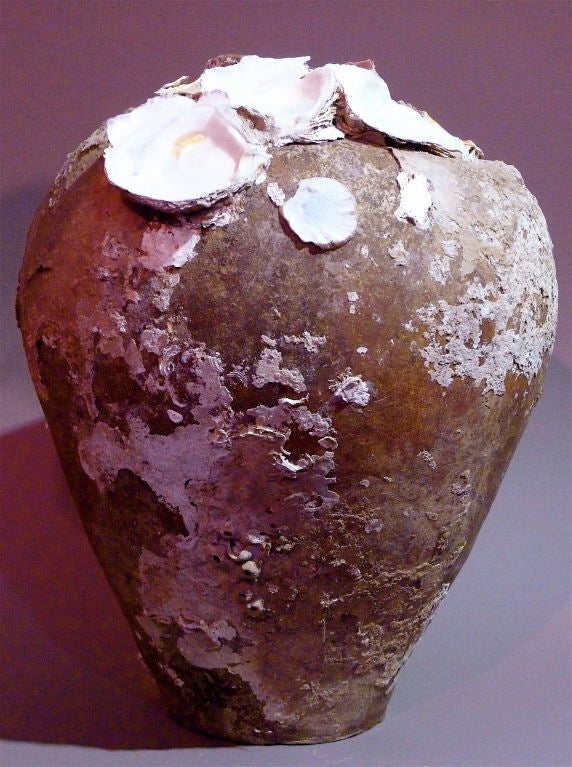 19th Century Large Shell Encrusted Shipwreck Jar